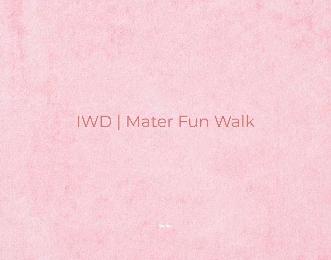 Gennue at the Mater Chicks in Pink Fun Walk